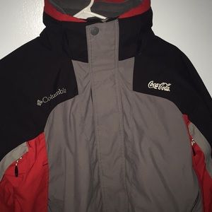 Rare Columbia X Coca Cola winter coat/jacket